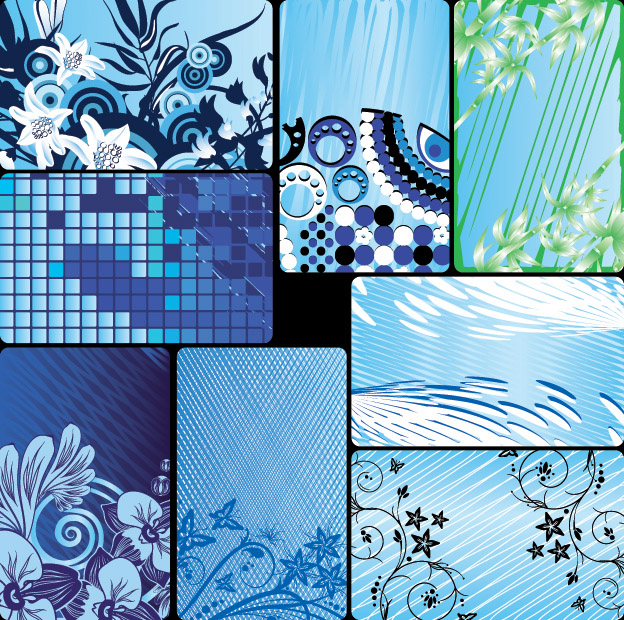 free vector Flower pattern background vector
